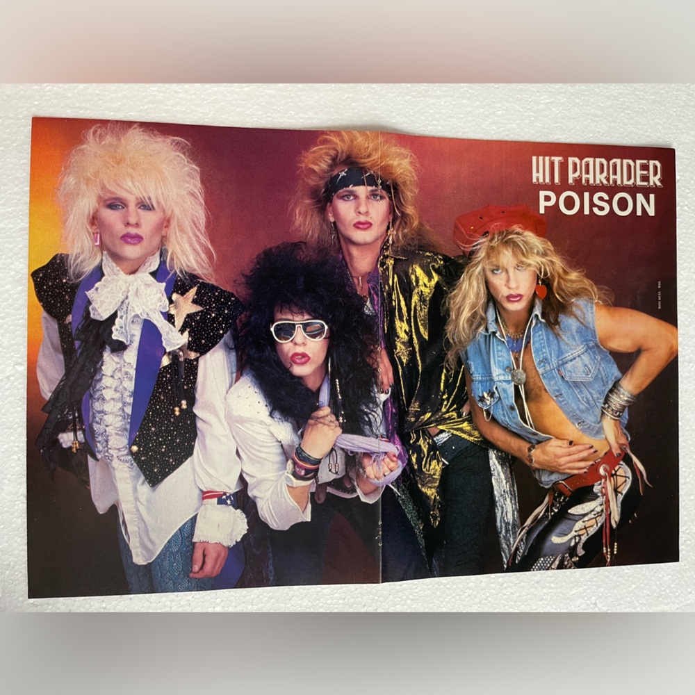 Hit Parader Poison Band Pinup